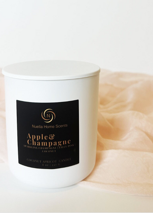 Apple + Champagne Scented Candle